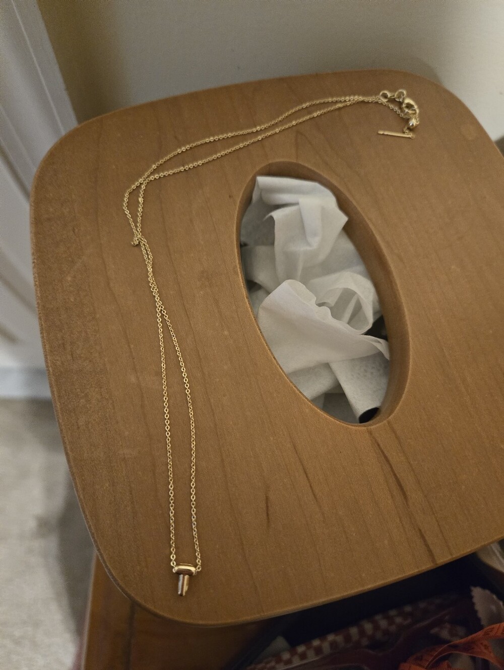 Boutique Simple Link Chain - Gold With a T Charm